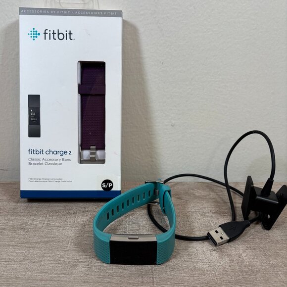 Fitbit Charge 2 Fitness Watch With Extra Band - Picture 1 of 8